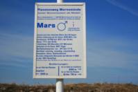 Warnemünde Seepromenade Planeten Wanderweg Mars