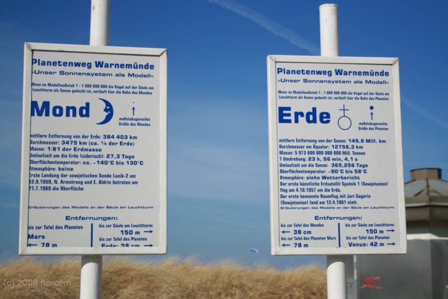 Tafel Erde Mond